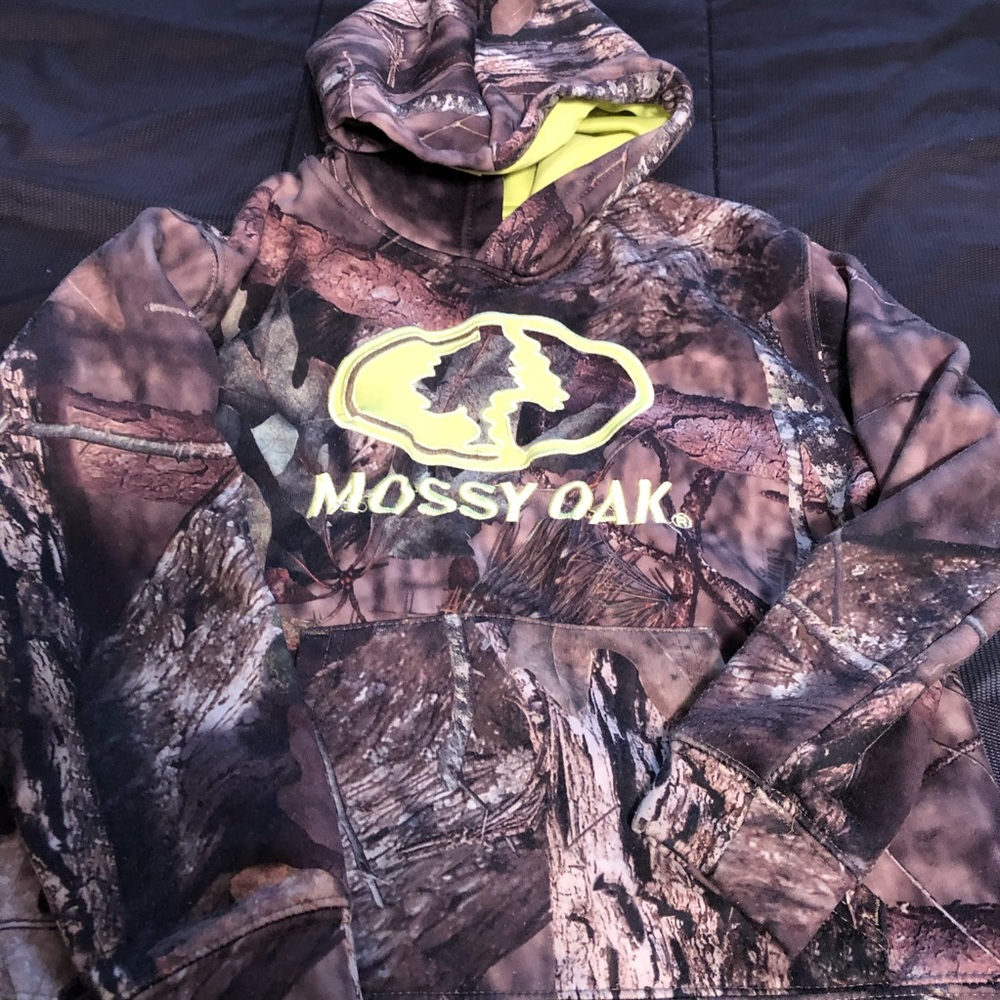 Boys camo mossy oak hoodie